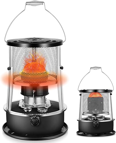 Calentador de queroseno, calentadores de queroseno para uso en interiores, calentador portátil para campamento, estufa de queroseno, calentadores no