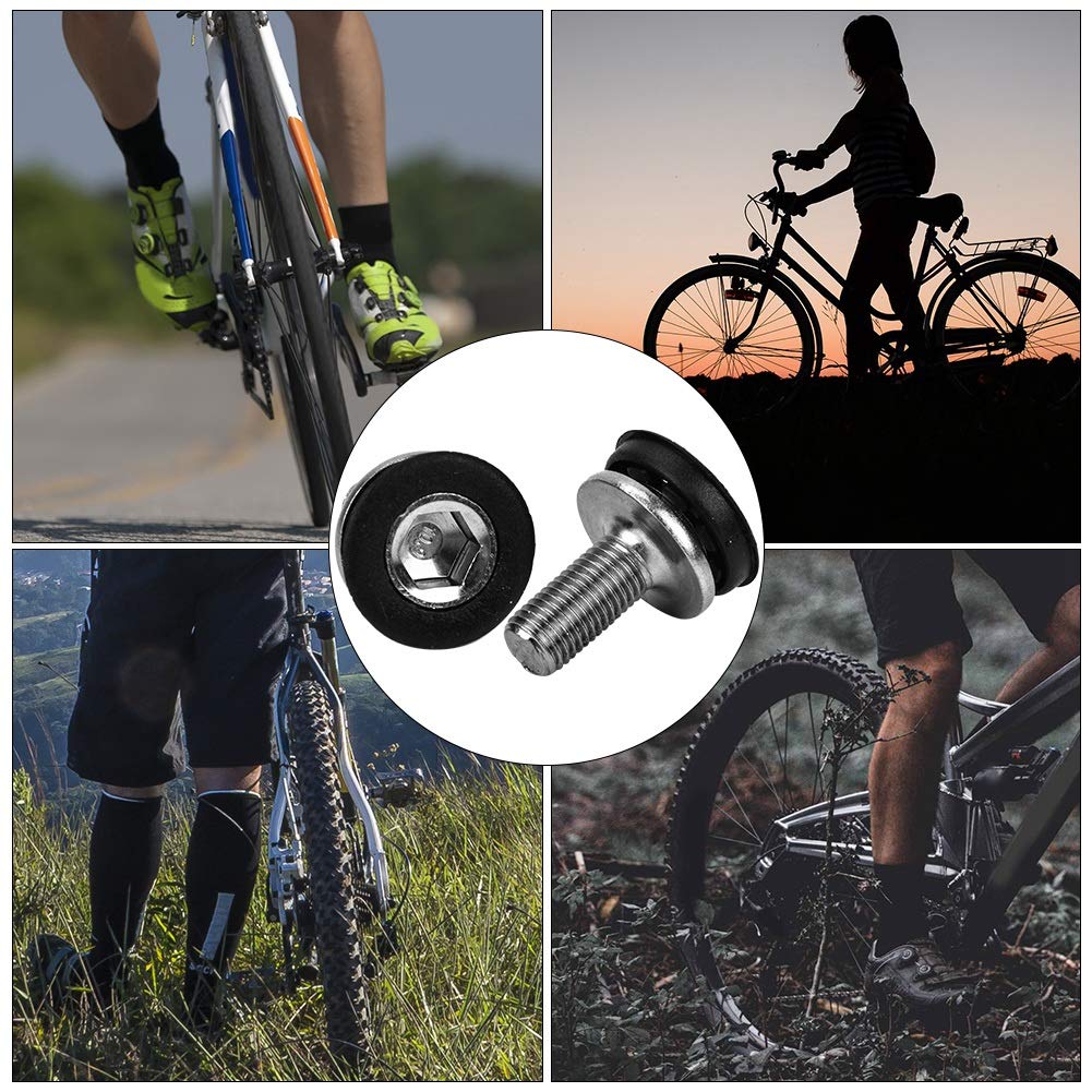 Topyond 6Pcs Throttle Accelerator Accessories Part, Waterproof Square Hole Center Shaft Crank Screw Bike Accessory for Mountain Bike