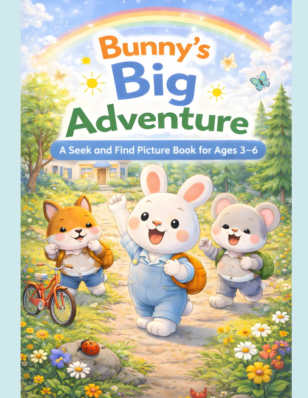 Bunny’s Big Adventure: A Seek and Find Picture Book for Ages 3–6
