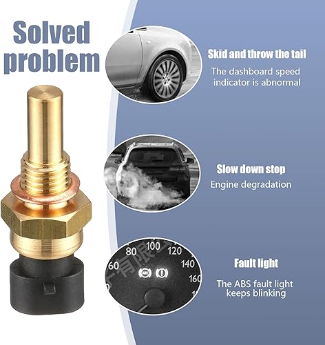 Miniatura 5 de Pack-1 Sensor de temperatura del agua del motor de automóvil, repuesto estándar original 15404280 12191170 60811520 12608814, sensor de temperatura