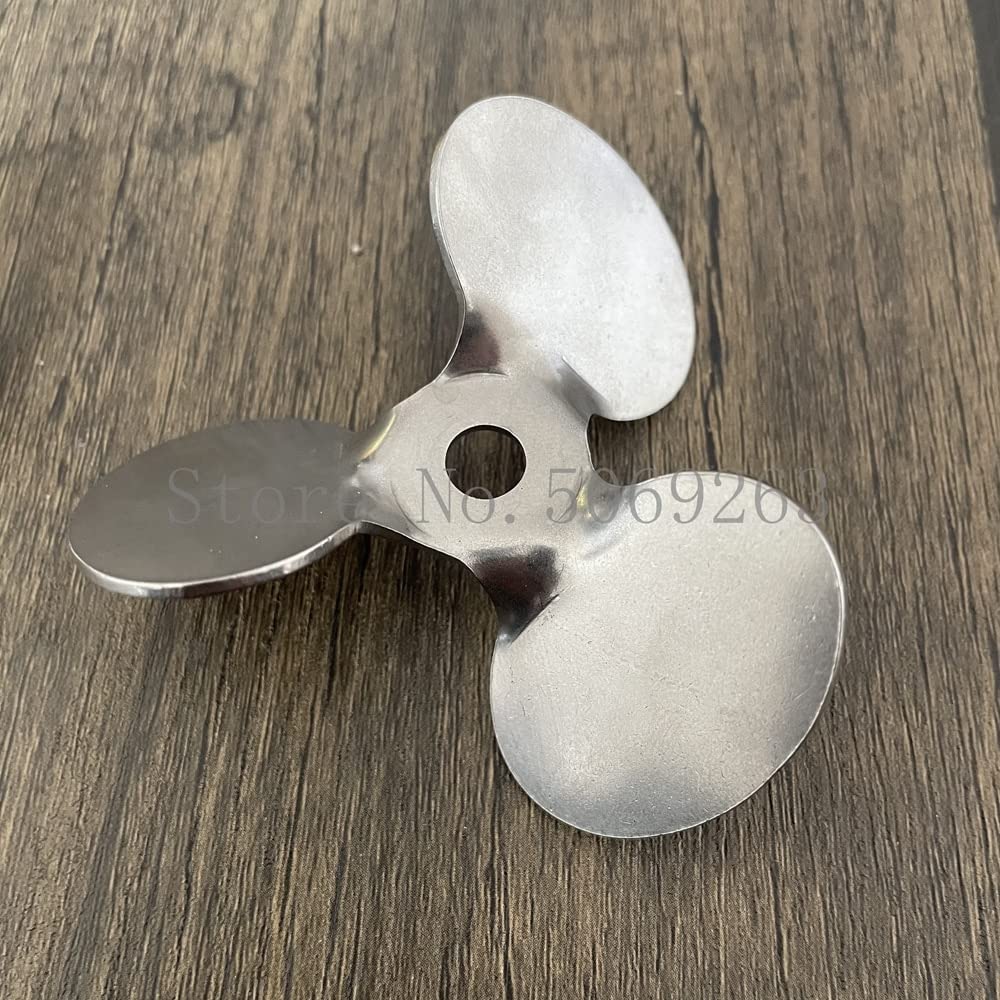 Wirnik laboratoryjny mieszadła łopatkowego ze stali nierdzewnej Stal nierdzewna 304 30 stopni Trzy ostrza mieszające 4-12 cm do miksera laboratoryjnego(120mm)