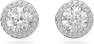 Constella Earrings Collection, Clear Crystals, Rhodium Setting