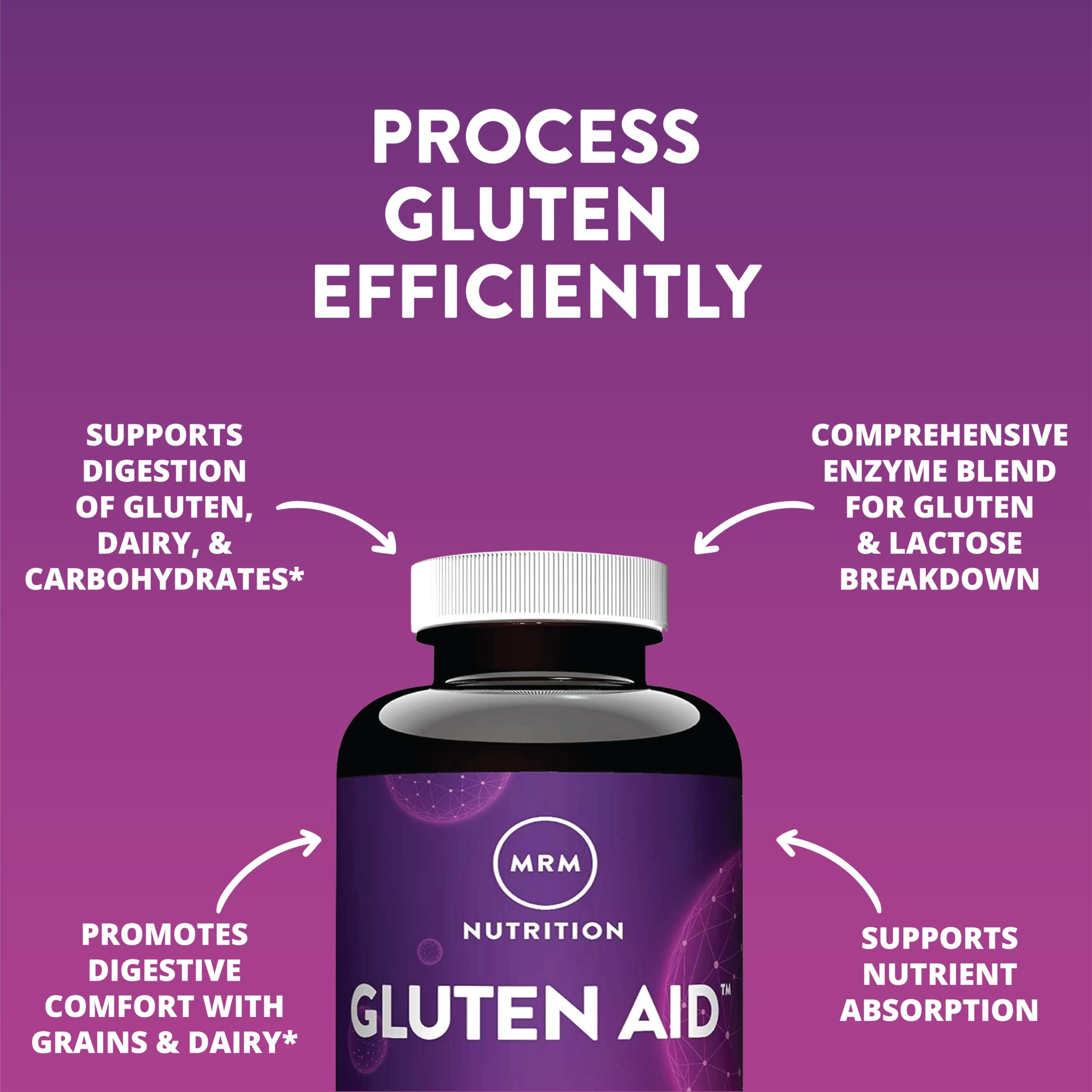MRM Nutrition Gluten-Aid - Digestive Enzymes - 60 Servings — Amazon image 4