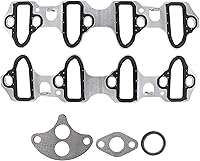 MNJWS Intake Manifold Gasket Set for Chevy Silverado, Tahoe 4.8L 5.3L 6.0L, GMC Sierra, Yukon - Replaces 89060413 MS98016T