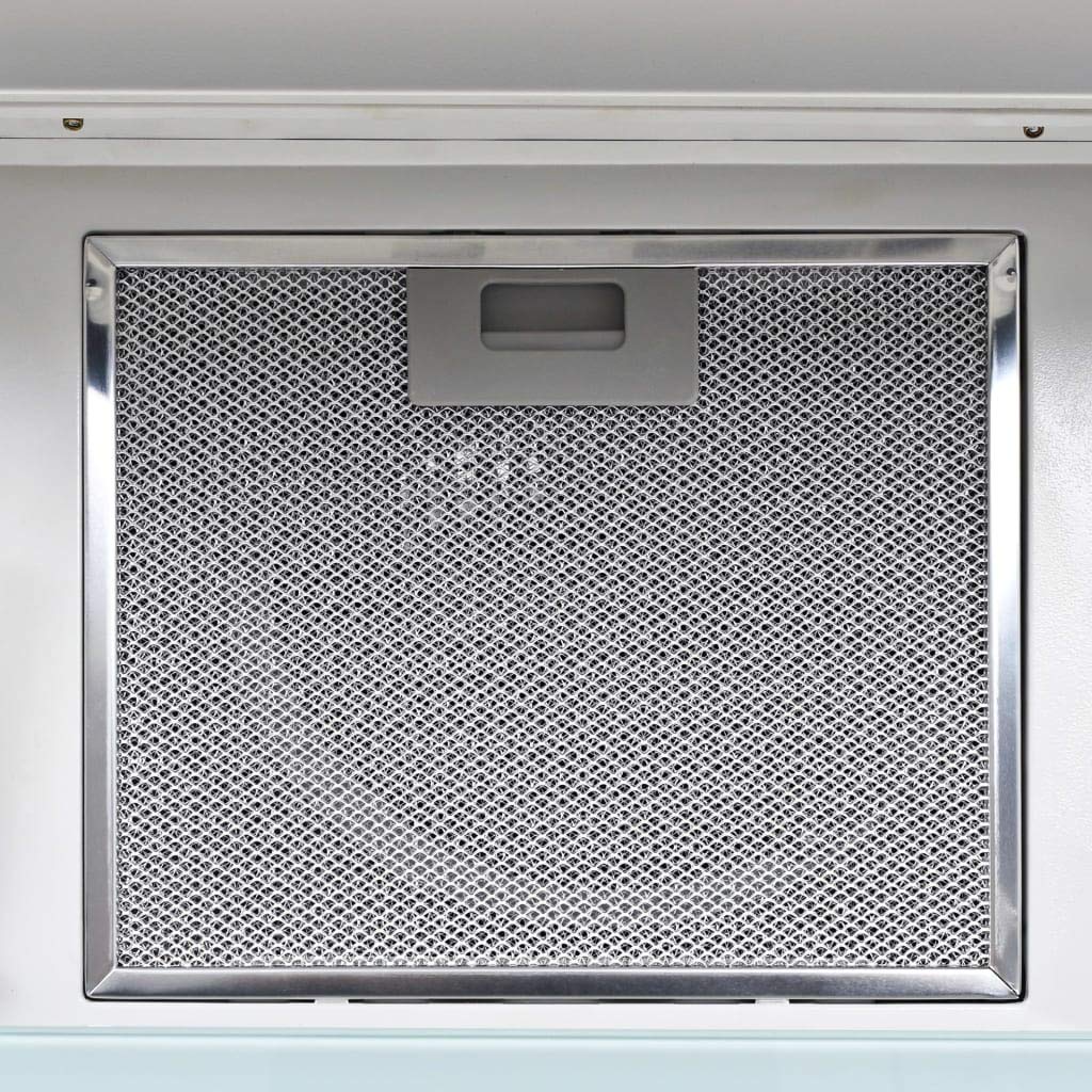 Tidyard Cappe a Muro/Cappa Aspirante a Muro Acciaio Inox 756 m³/h 90 cm Bianco