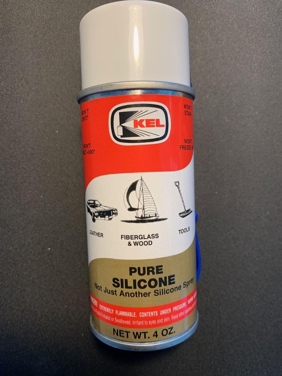 Kellogg's KEL 4 Ounce Pure Silicone Aerosol Spray Lubricant - (6 Pack)
