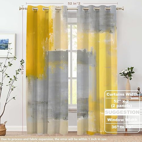 Miniatura 731 de Cenefas de cocina modernas con patrón de cobre marrón dorado para ventanas, cenefas opacas abstractas de marcas de arañazos y cortinas opacas