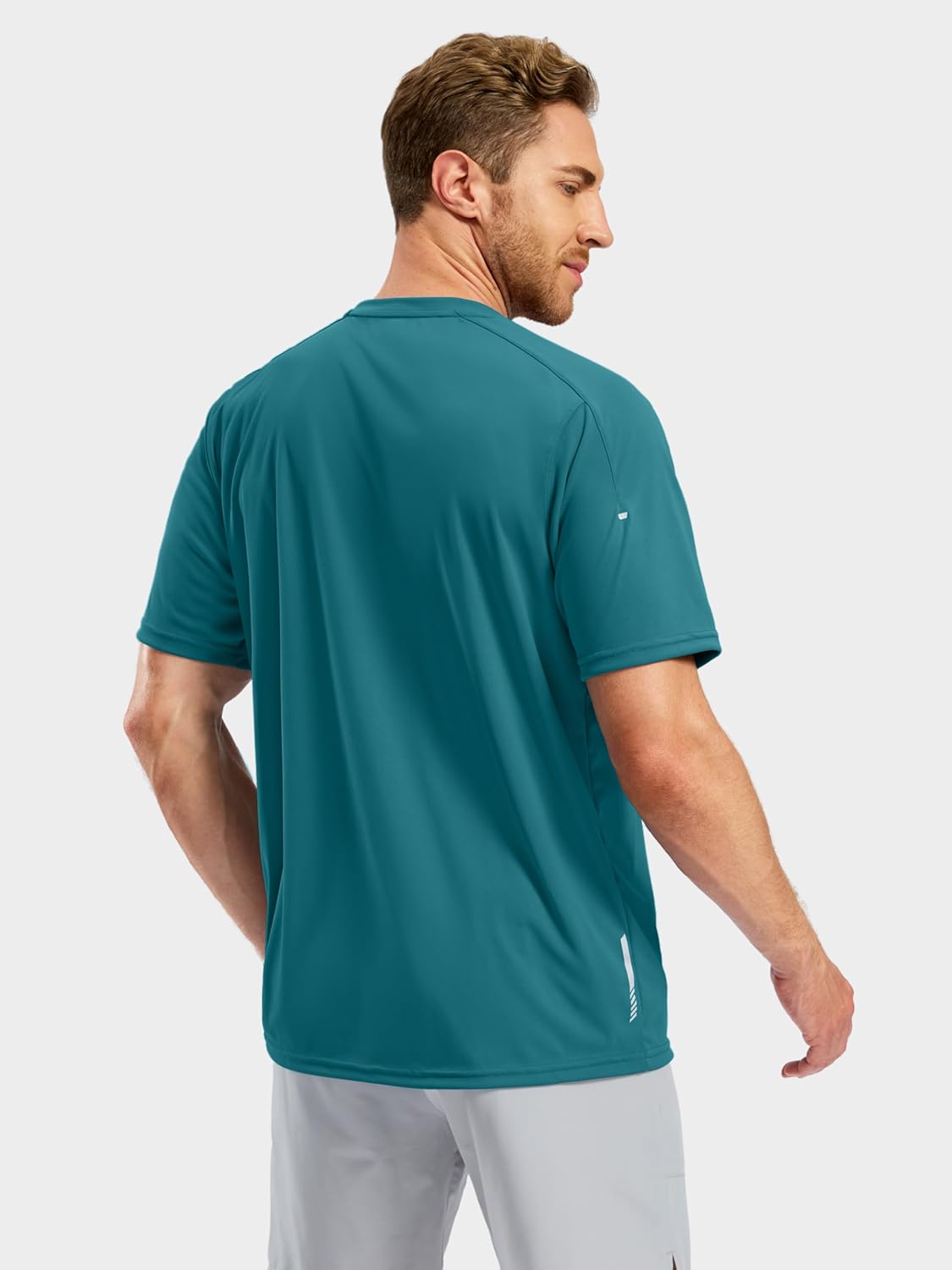 Pudolla Men's Workout Running T-Shirts Lightweight Quick Dry Athletic Gym Shirts for Men Short Sleeve Sport Tee Tops - Image 4