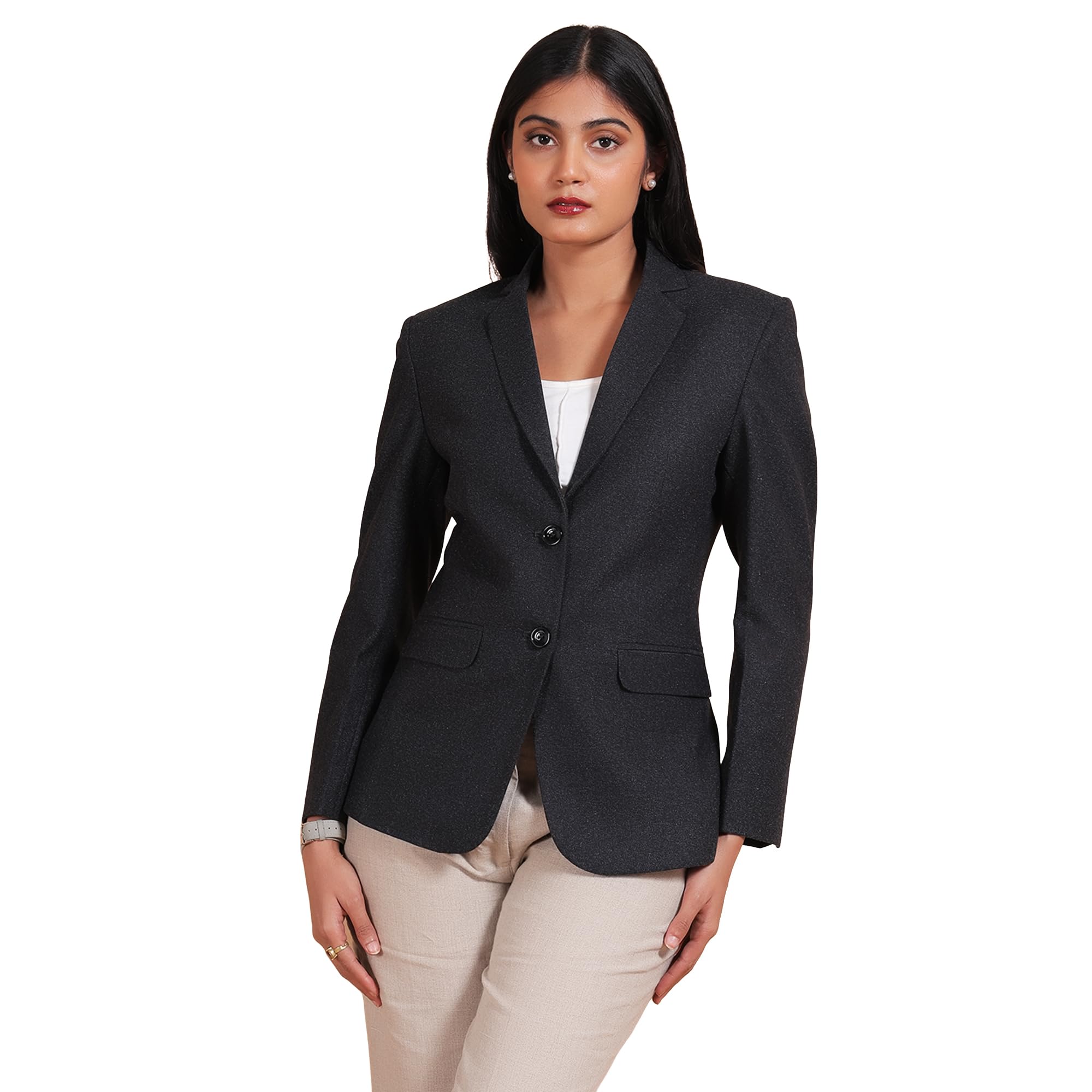 talethread Women's Tweed Wool Blazer-picture-17