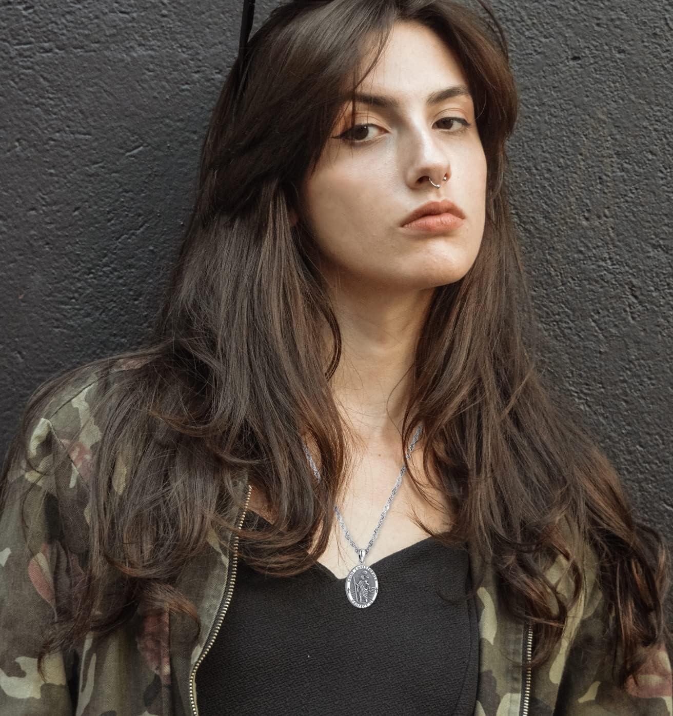 925 Sterling Silver St Michael/St Christopher/Virgin Mary Necklace Patron Saint Amulet Medal Jewelry for Men Women - Image 7