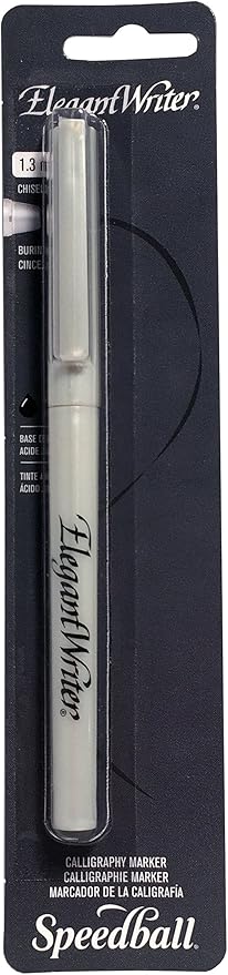 Speedball Elegant Writer Extra Fine Calligraphy Marker, Black (2514)
