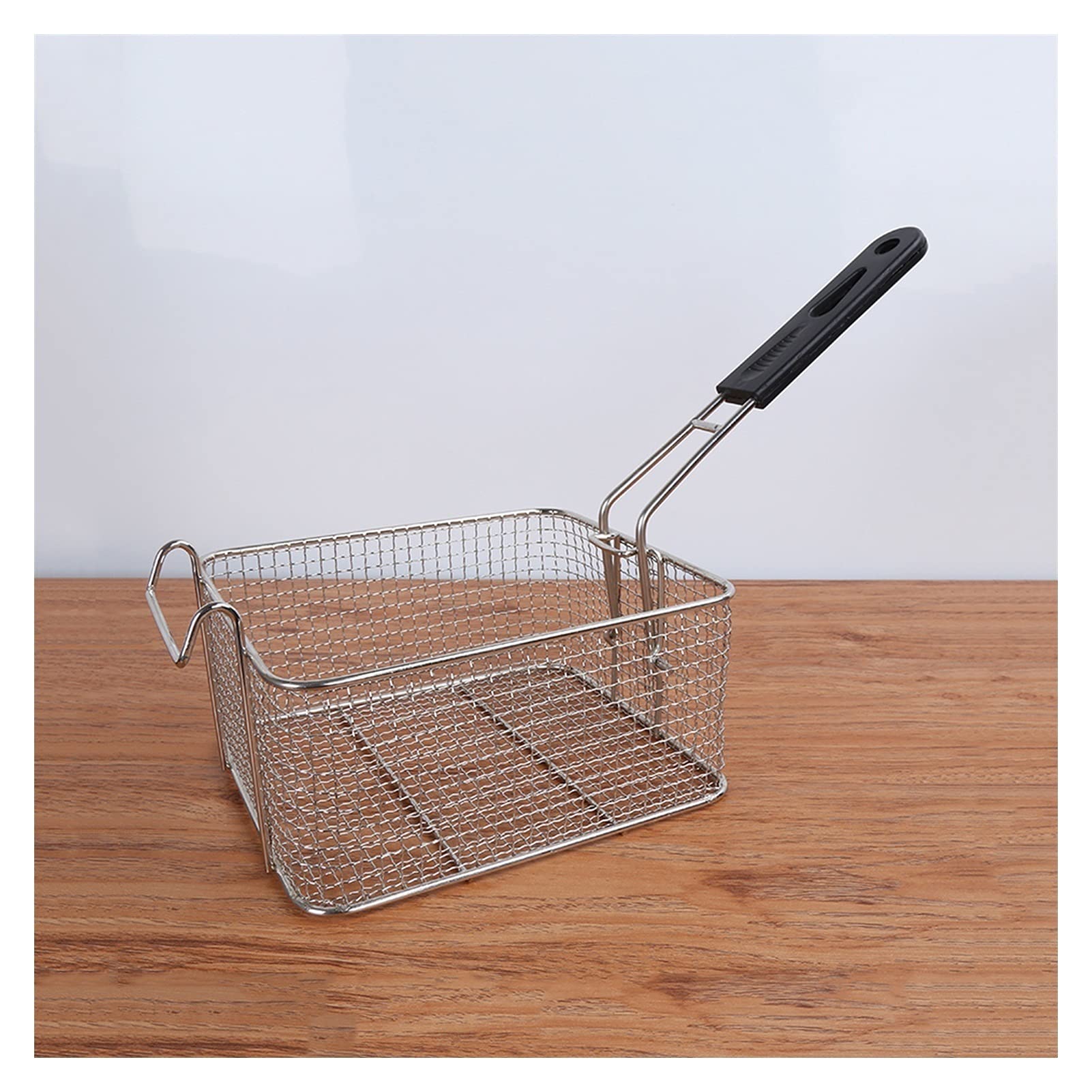 Panier pour friteuse inox égouttage rapide et service de frites sûr