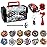 Bey Battle Burst Gyro Blade Toy Set Gift with Portable Box 12 Spinning Tops 2 Two-Way Launcher Metal Fusion Attack Top Battling Game Gift for Boys Children Kids