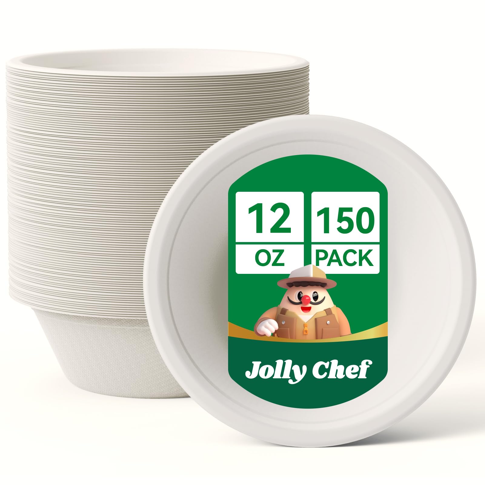 JOLLY CHEF Compostable Paper Bowl