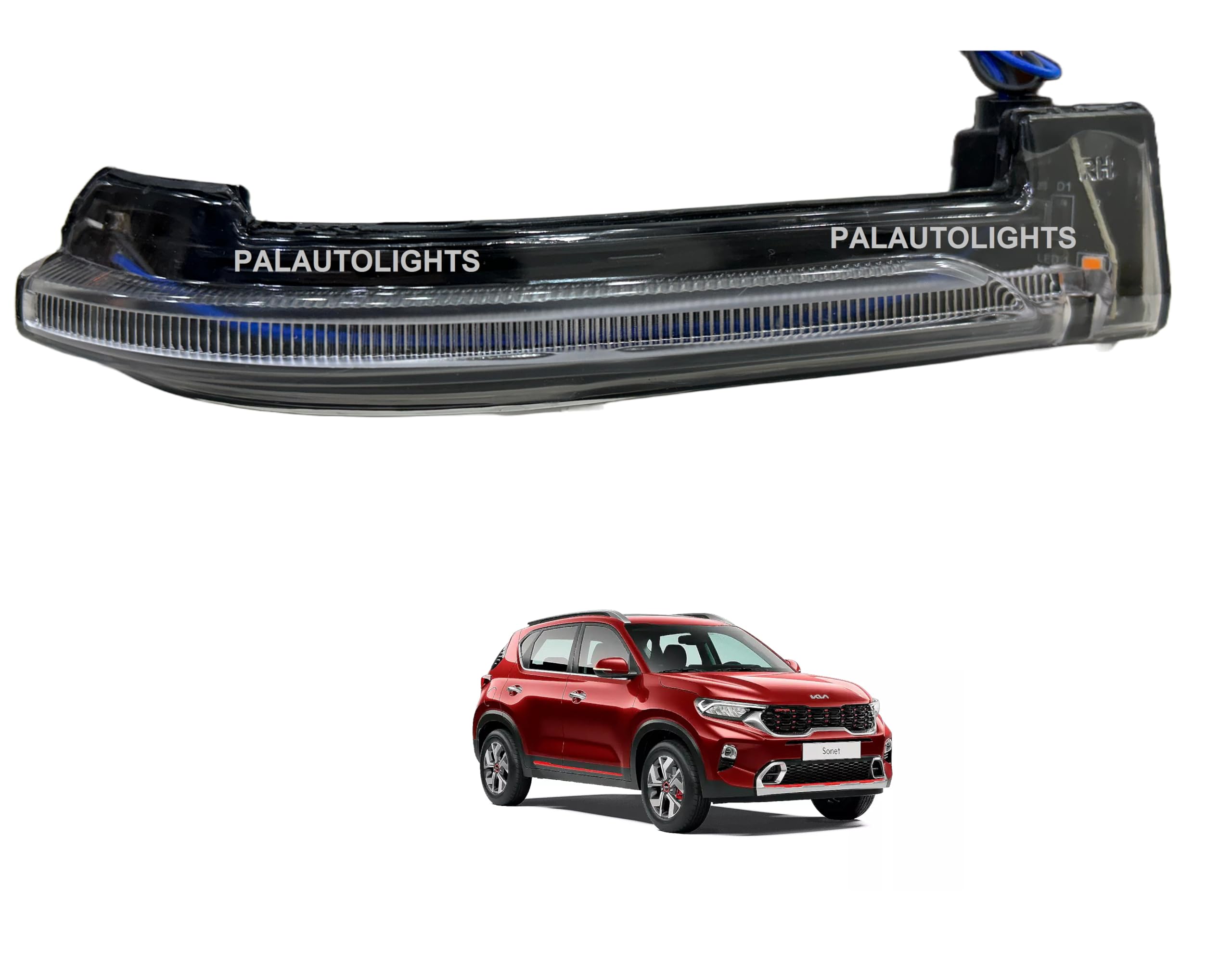 PALAUTOLIGHTS Kia Sonet Right/Driver Side Mirror OEM Type Imported Indicator/LED/Turn Signal/Light/Signal Lamp/Lamp-Right Side/Driver Side-image-8