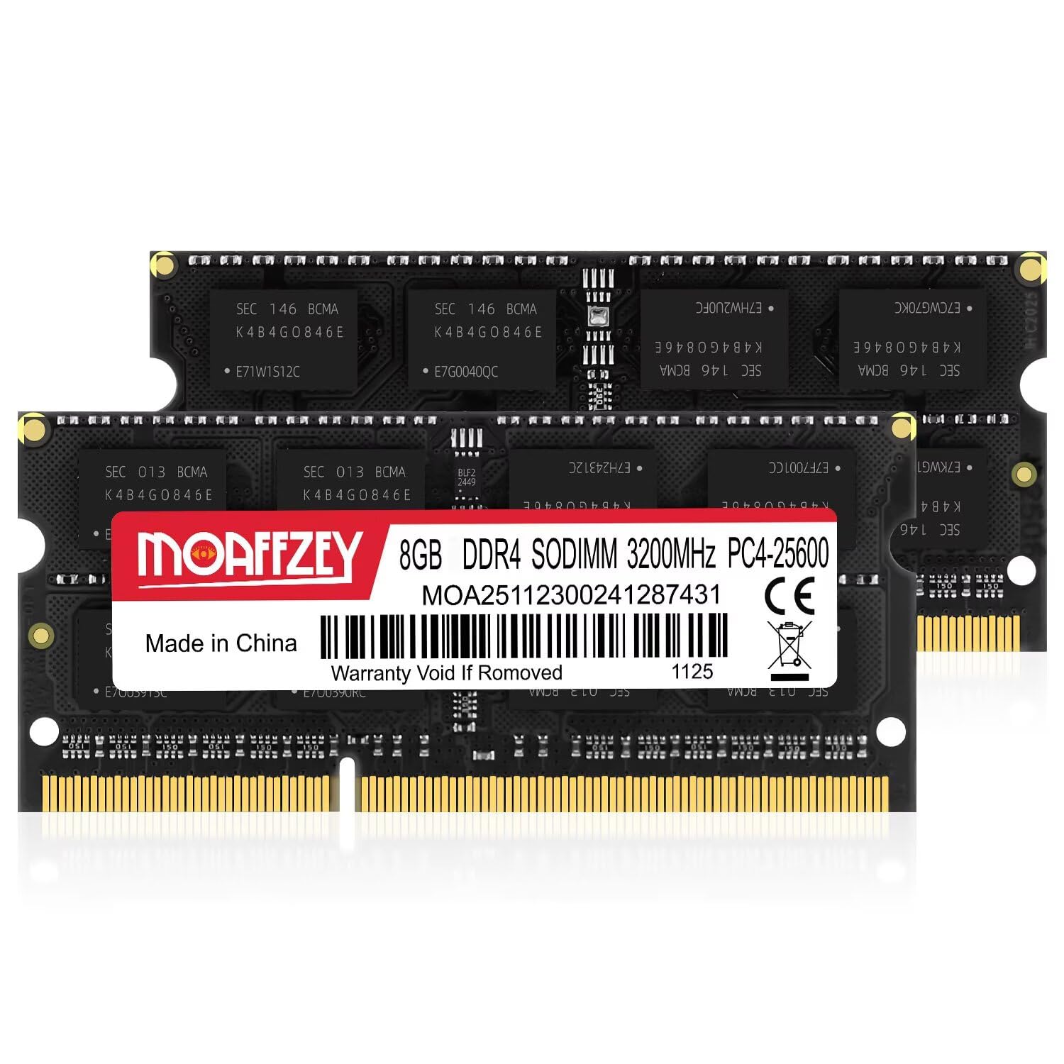 Amazon.in: Buy Moaffzey 16GB(2x8GB) DDR4 RAM 3200MHz PC4-25600