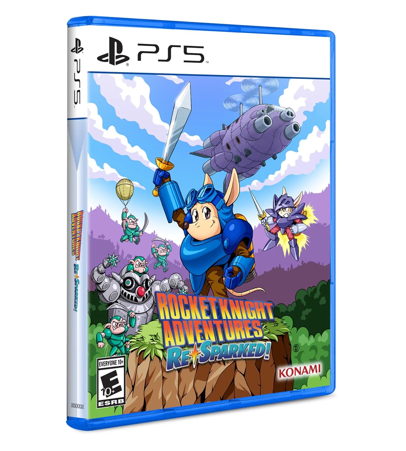 Carátula de Rocket Knight Adventures: Re-Sparked para Switch (edición PAL España)