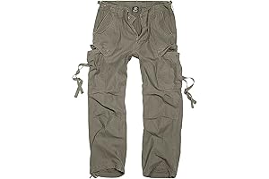 Brandit Individual Vintage-Washed M65 Cargo Pants: Rugged Durability, Timeless Style
