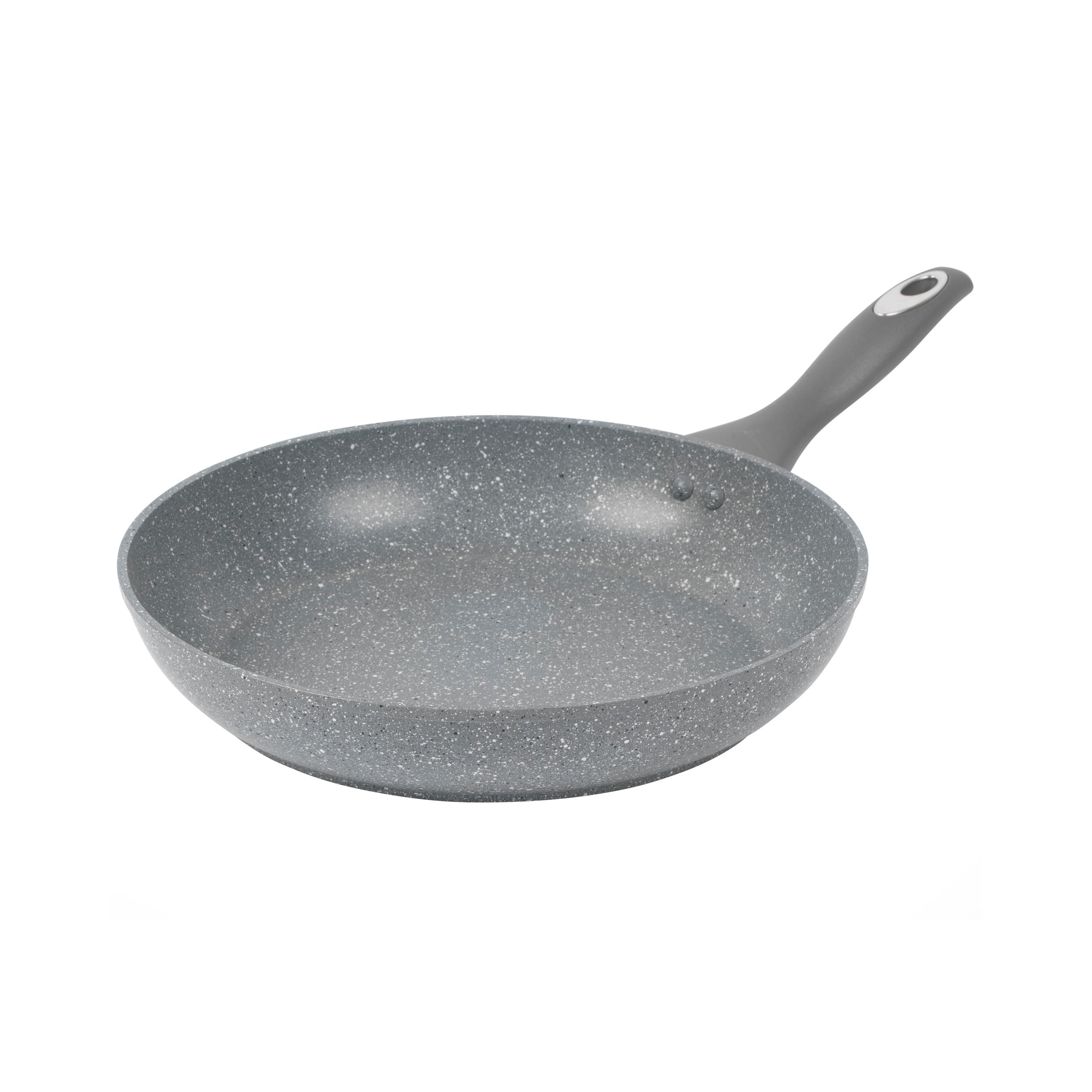 Salter Bw02764g Marble Collection Forged Aluminium Non Stick Frying Pan, 28 Cm, Grey
