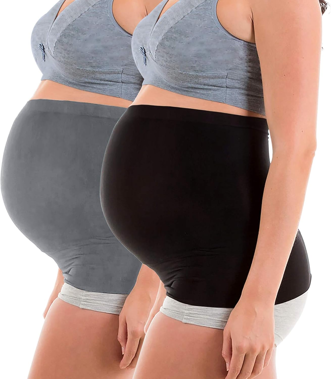 Banda de maternidad para el vientre para mujer para embarazo, banda elástica de silicona antideslizante para el embarazo, bandas para cinturón de