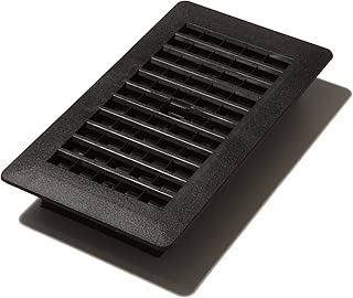 Decor Grates PL408-BLK 4-Inch by 8-Inch Plastic Floor Register, Black - coolthings.us
