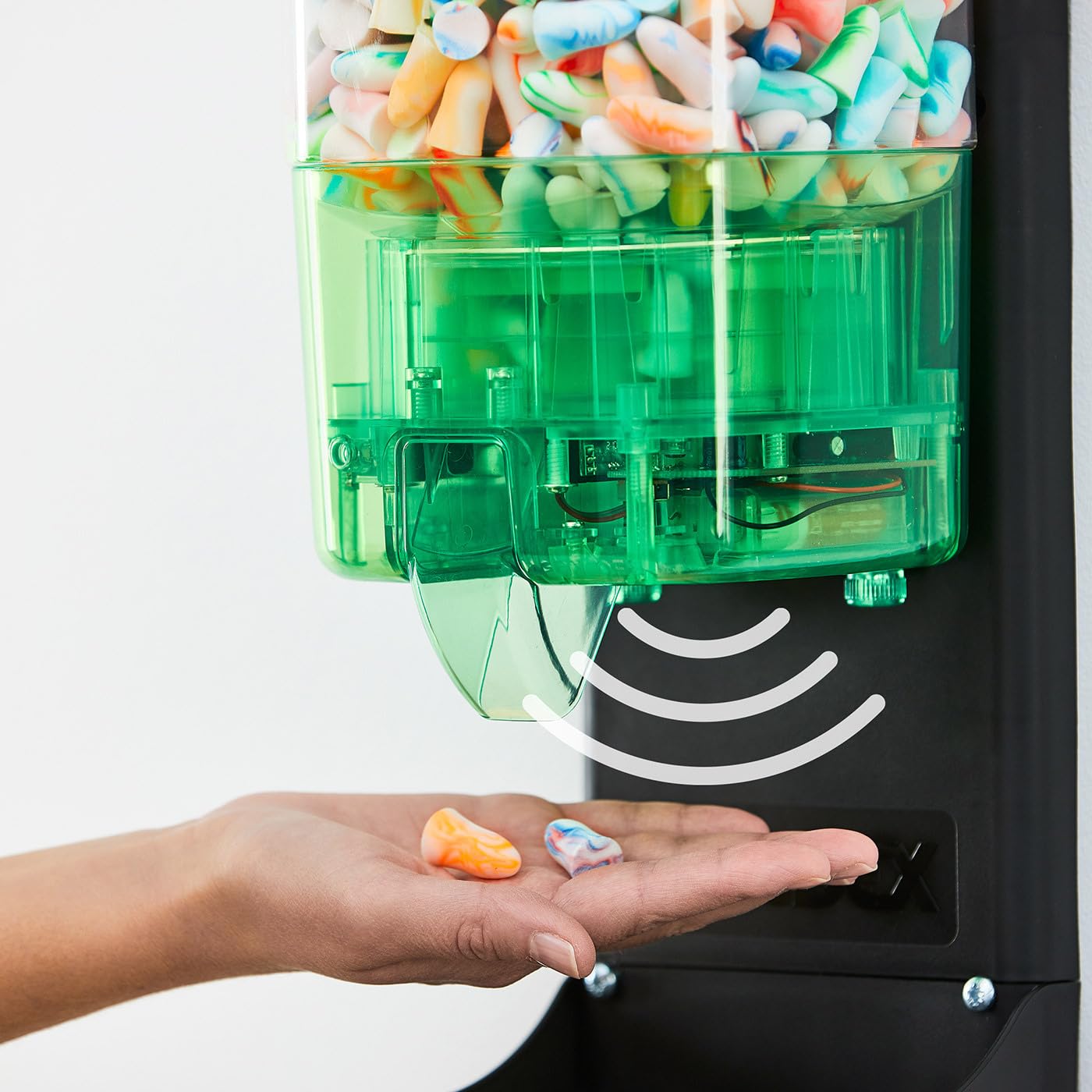 Gehörschutzspender PlugStation TouchFree m.Füllung Spark Plugs (500 Paar) MOLDEX