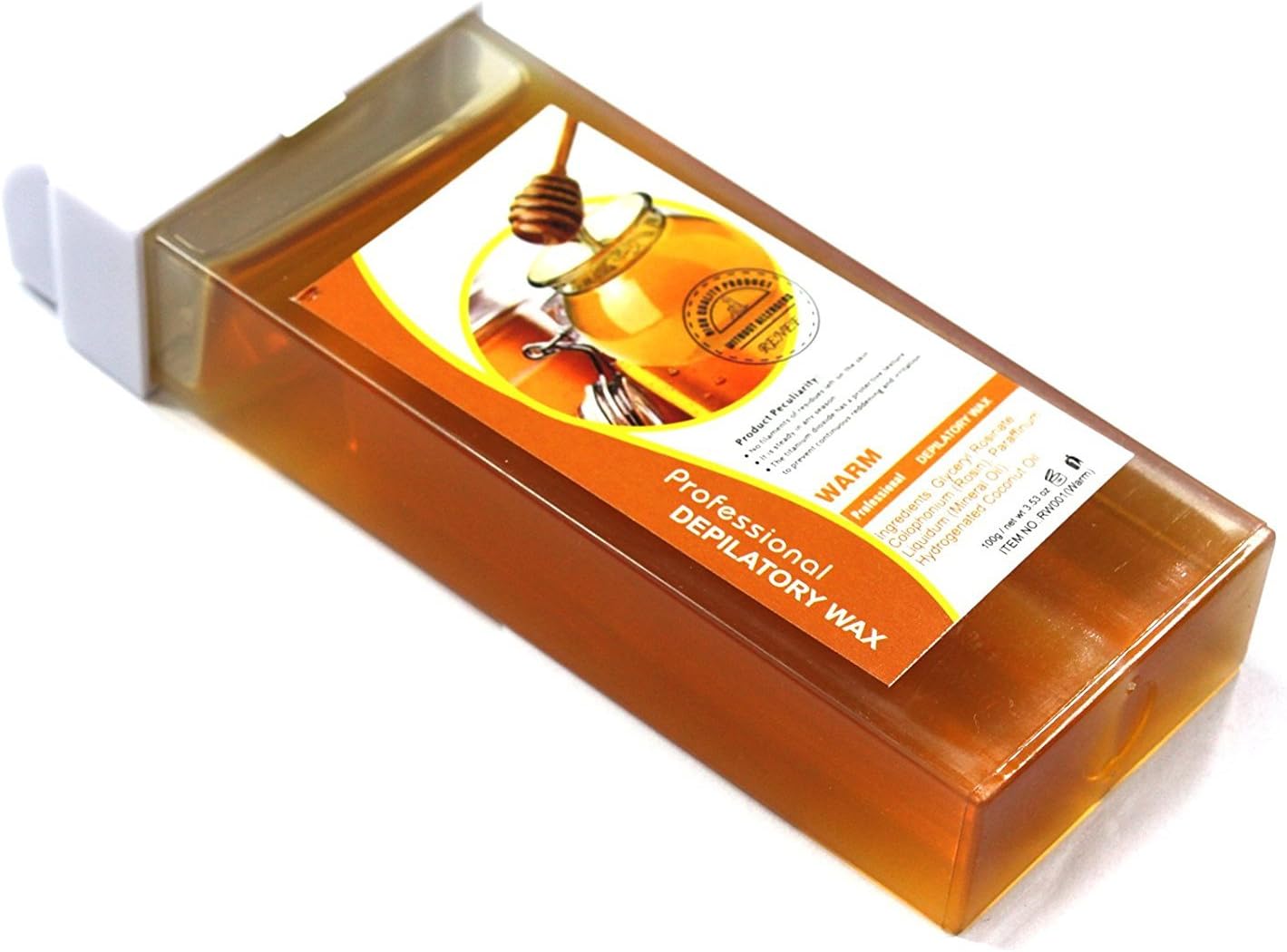 Honey Taste Professional Roll-on Refillable Wax Carriage Waxing Roll Hair Removal Cream Supplier for Hot Depilatory Heater Warmer 100g