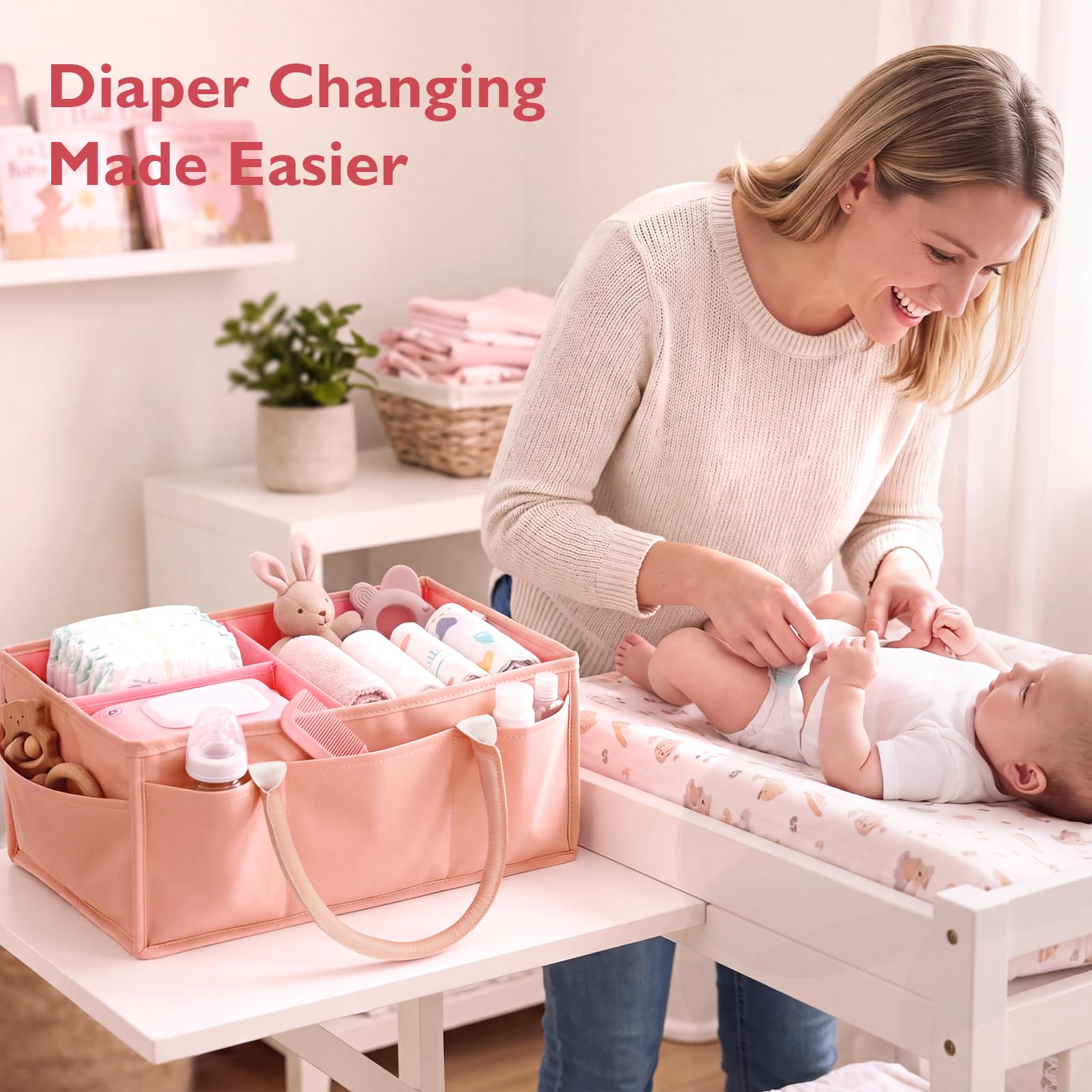 WERNNSAI Organizer per pannolini per bambini, regalo portatile per baby shower