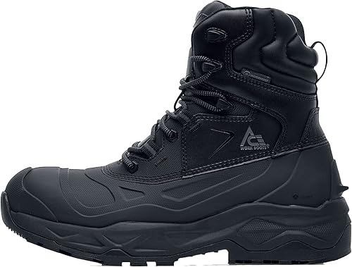 Shoes for Crews ACE Fargo II - Botas de trabajo unisex con punta compuesta (CT), antideslizantes, impermeables