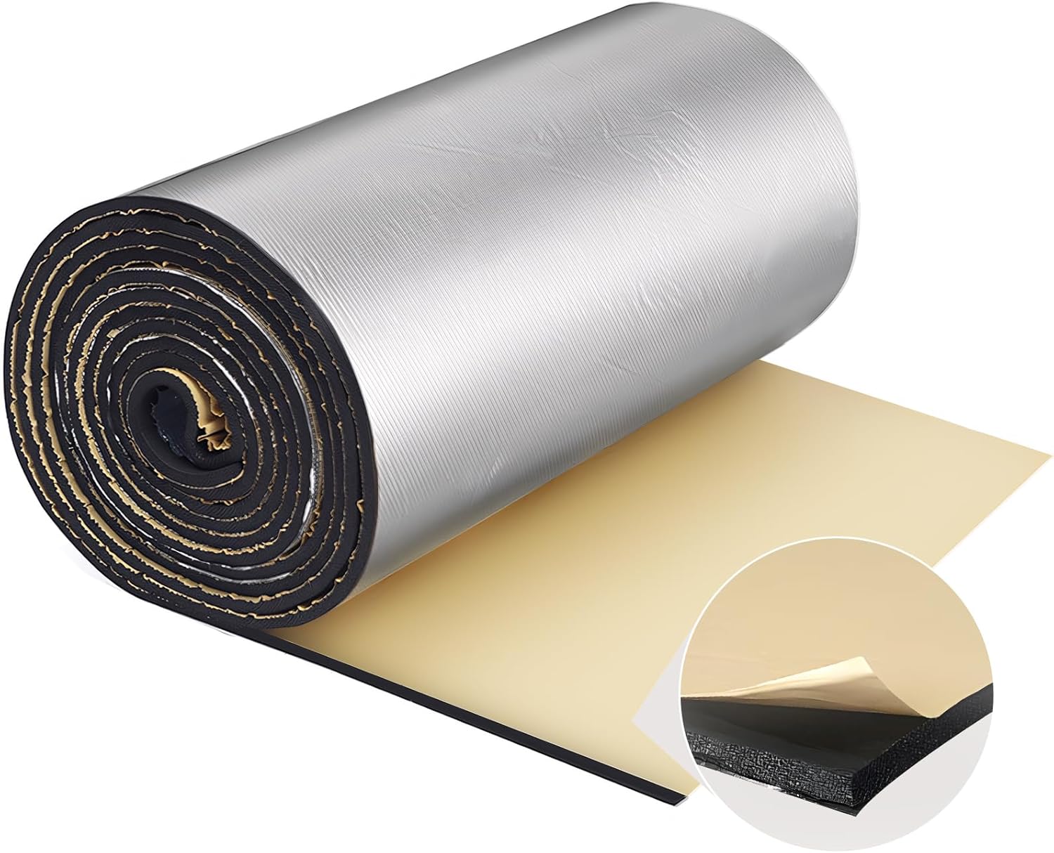 The Fellie 500CM x 100CM Car Sound Deadening Self Adhesive Mat