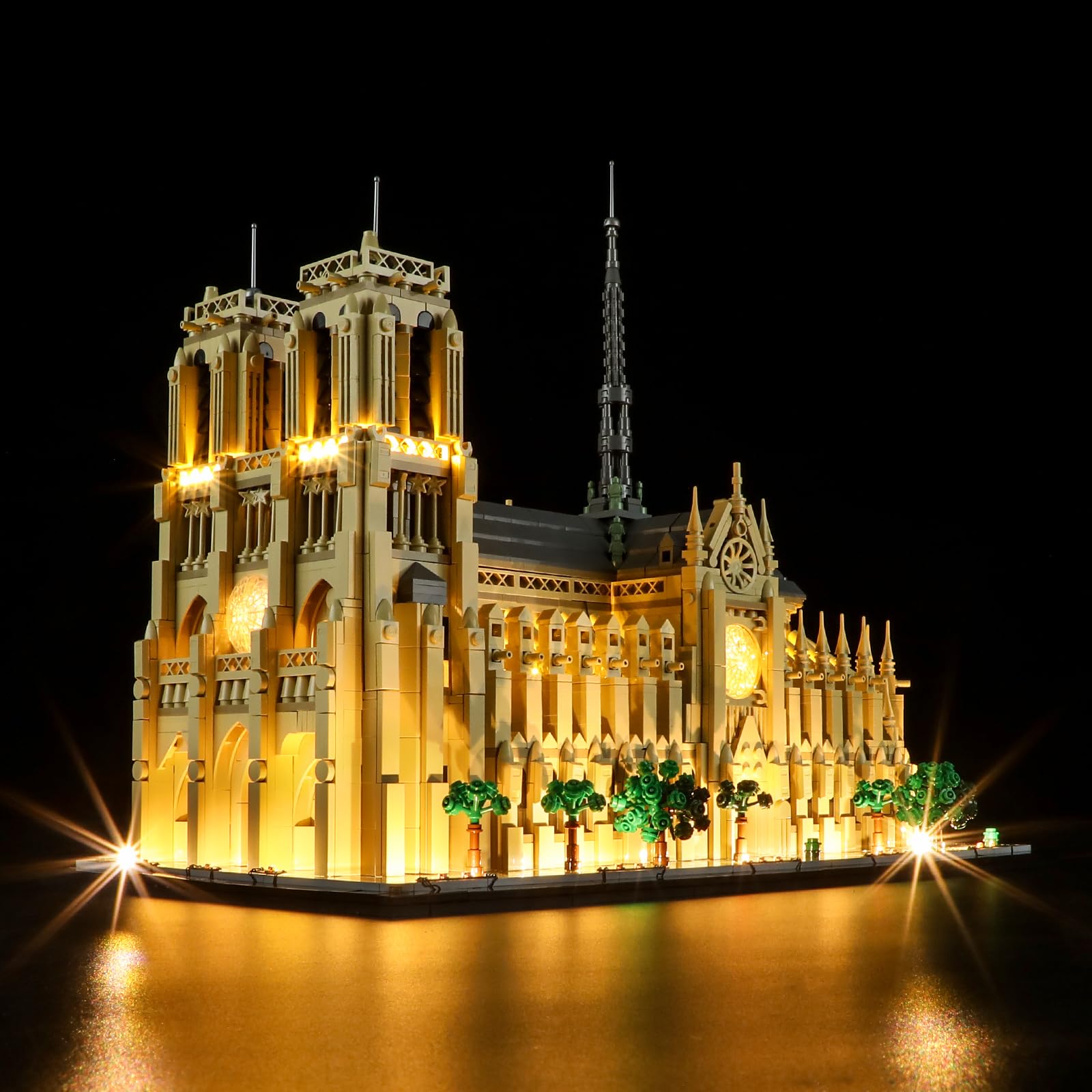 Light For Lego-21061 Notre-Dame de Paris - Led Lighting Kit Compatible With Lego Building Blocks Model - NOT Included The Model Set