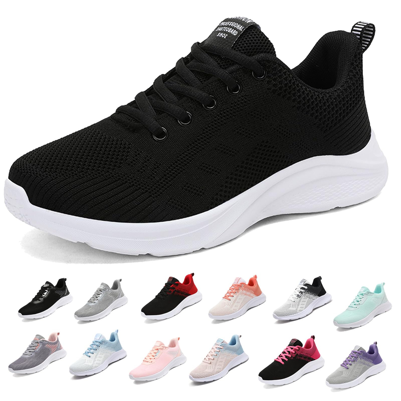 MIDQCGL Uomo Donna Scarpe Sportive Donna Scarpe da Ginnastica Corsa Sportive Fitness Running Sneakers Scarpe Basse Casual Walking Trainers 35-45EU