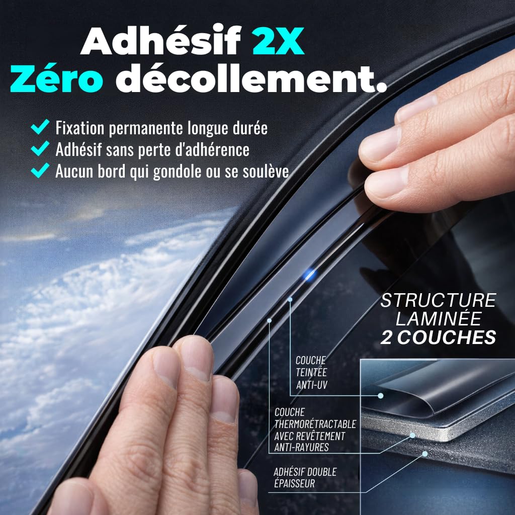 Film Teinté Voiture BLACKGLASS IX® Rouleau de Qualité Pro pour Vitres et Véhicules (5% TLV, 6mx65cm, 2 Épaisseurs, Limo Black) Film Solaire Anti-Reflet Anti-Regard - Mode d’Emploi