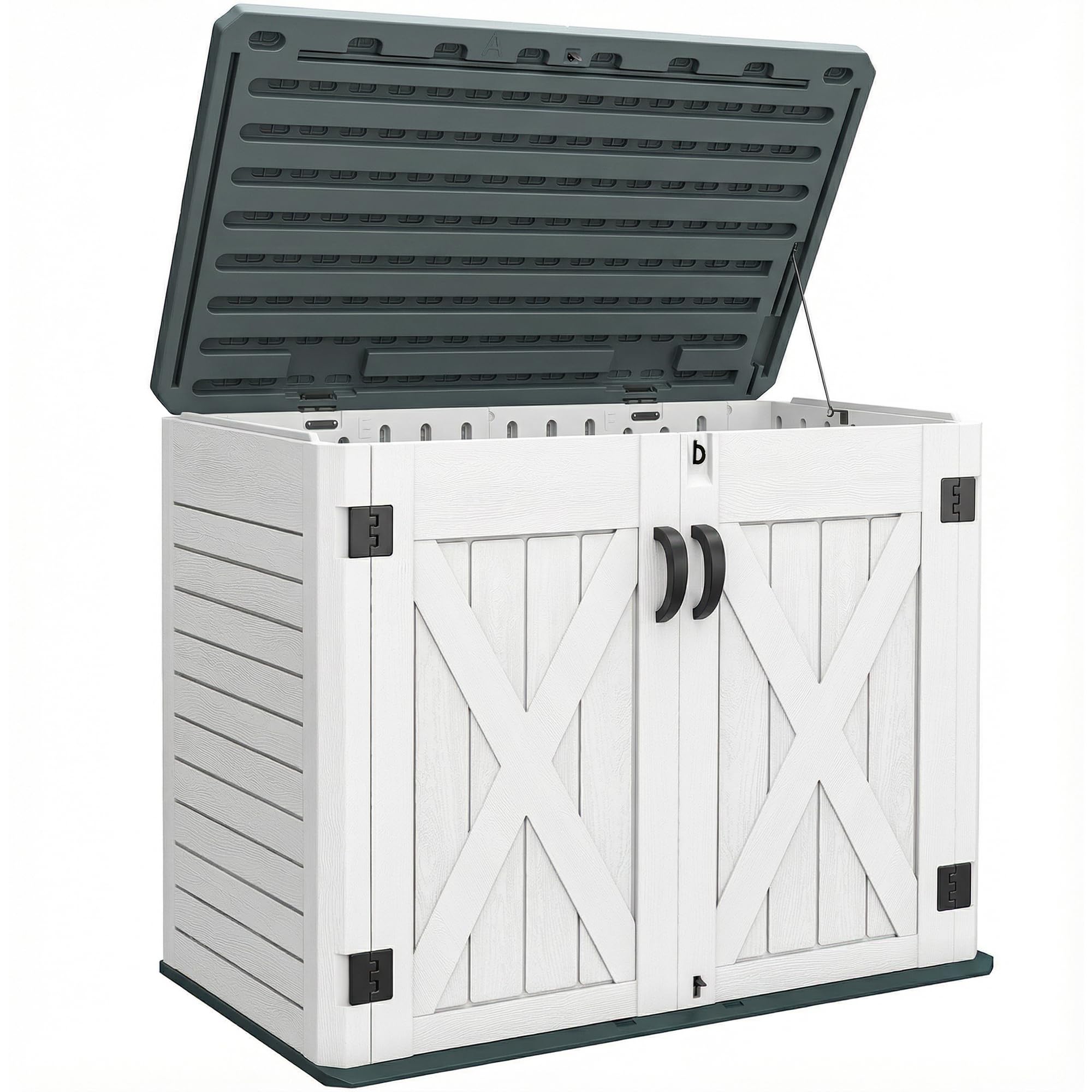 Amazon.com: YITAHOME Outdoor Horizontal Storage Shed with X-Shaped