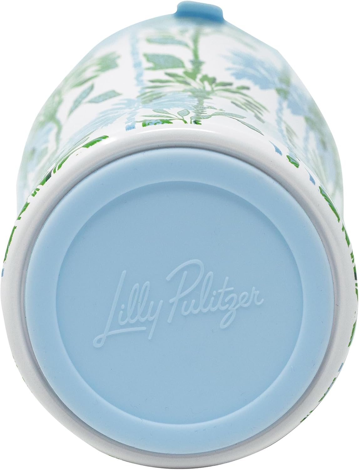 Lilly Pulitzer Stainless Steel Tumbler with Lid, Silicone Charm, and Reusable Flexible Straw, Insulated Travel Cup Holds 36 Ounces (Swayin in the Breeze) - Image 3