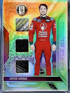 2023 Panini Chronicles Racing Gold Standard Newly Minted Memorabilia #12 Jesse Little MEM Shriners Hospital for Children/B.J. McLeod Motorsports/Chevrolet Official NASCAR Trading Card. Near Mint to Mint Condition.