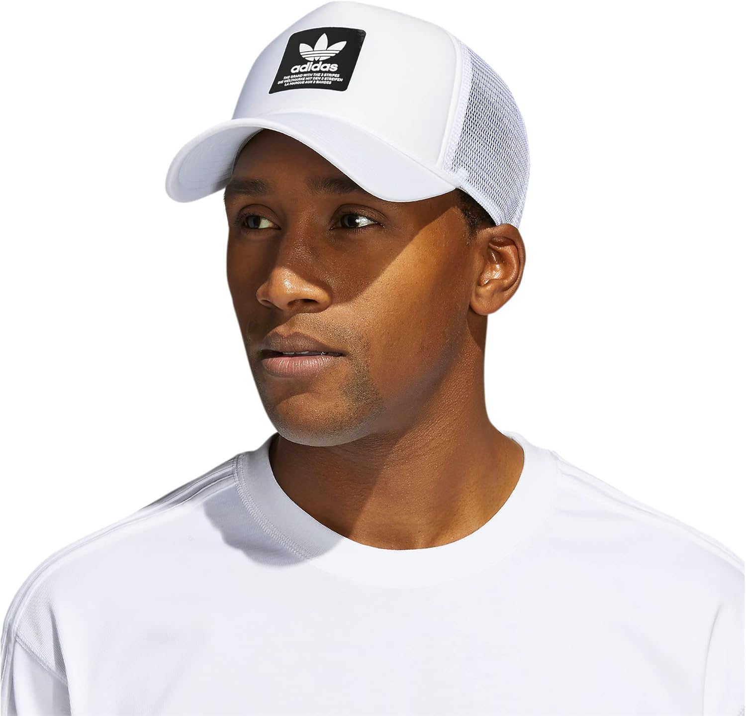 adidas Originals Dispatch Trucker 5-Panel High Crown Mesh-Back Adjustable Strapback Cap