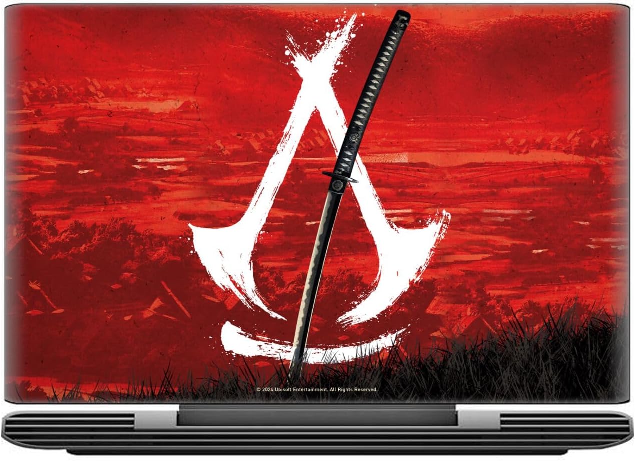 Head Case Designs Officially Licensed Assassin's Creed Crest Katana Shadows Graphics Vinyl Sticker Skin Decal Cover Compatible with Mi Notebook 14 (2020) image 2