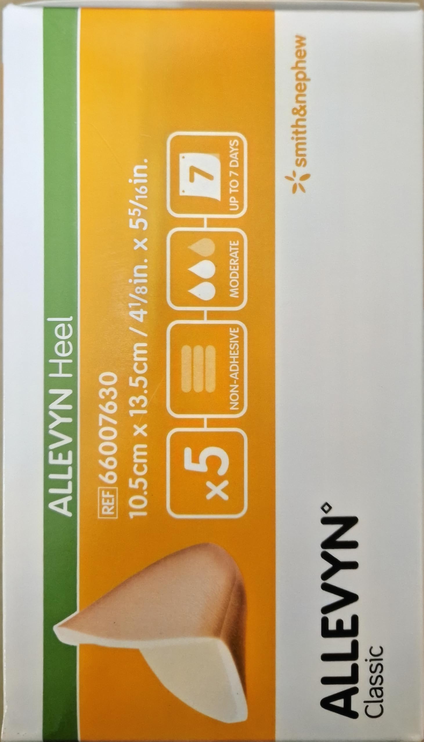Smith & Nephew Allevyn Non-Adh Heel Pack 5 Pflaster