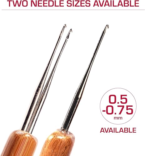 Miniatura 9 de RED by Kiss Gancho de ganchillo para rastas, herramienta de gancho de ganchillo para rastas, cerraduras de temor, aguja de ganchillo para