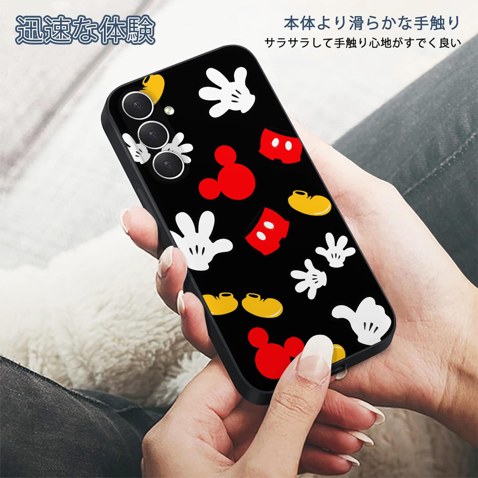 Amazon.co.jp: GGODDCASE Galaxy S25 用 ケース ミッキーマウス 漫画