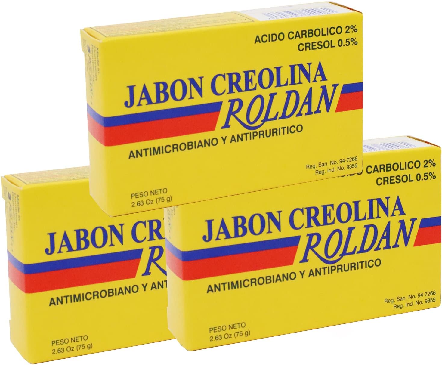 Creoline Soap/Jabon de Creolina 3 Pack 2.5 oz