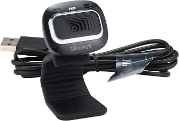 Microsoft LifeCam HD-3000 T3H-00019 : Webcam Home HD 720p Built-in Microphone for Web Conference USB-A Black