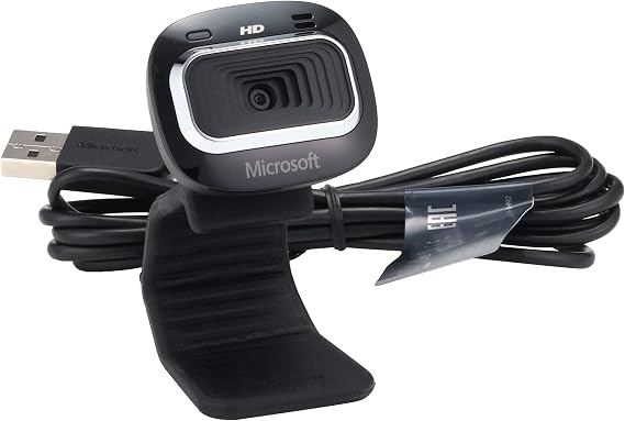 Microsoft LifeCam HD-3000 T3H-00019 : Webcam Home HD 720p Built-in Microphone for Web Conference USB-A Black