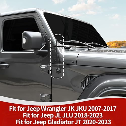 Miniatura 4 de RT-TCZ Antena para Wrangler de 13 pulgadas de repuesto de antena de radio flexible para Jeep Wrangler JK JKU 2007-2017 JL JLU 2018-2023 Gladiator JT