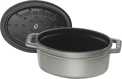 Miniatura 4 de Staub 1101118Mini Cazuela ovalada 11cm Gris grafito