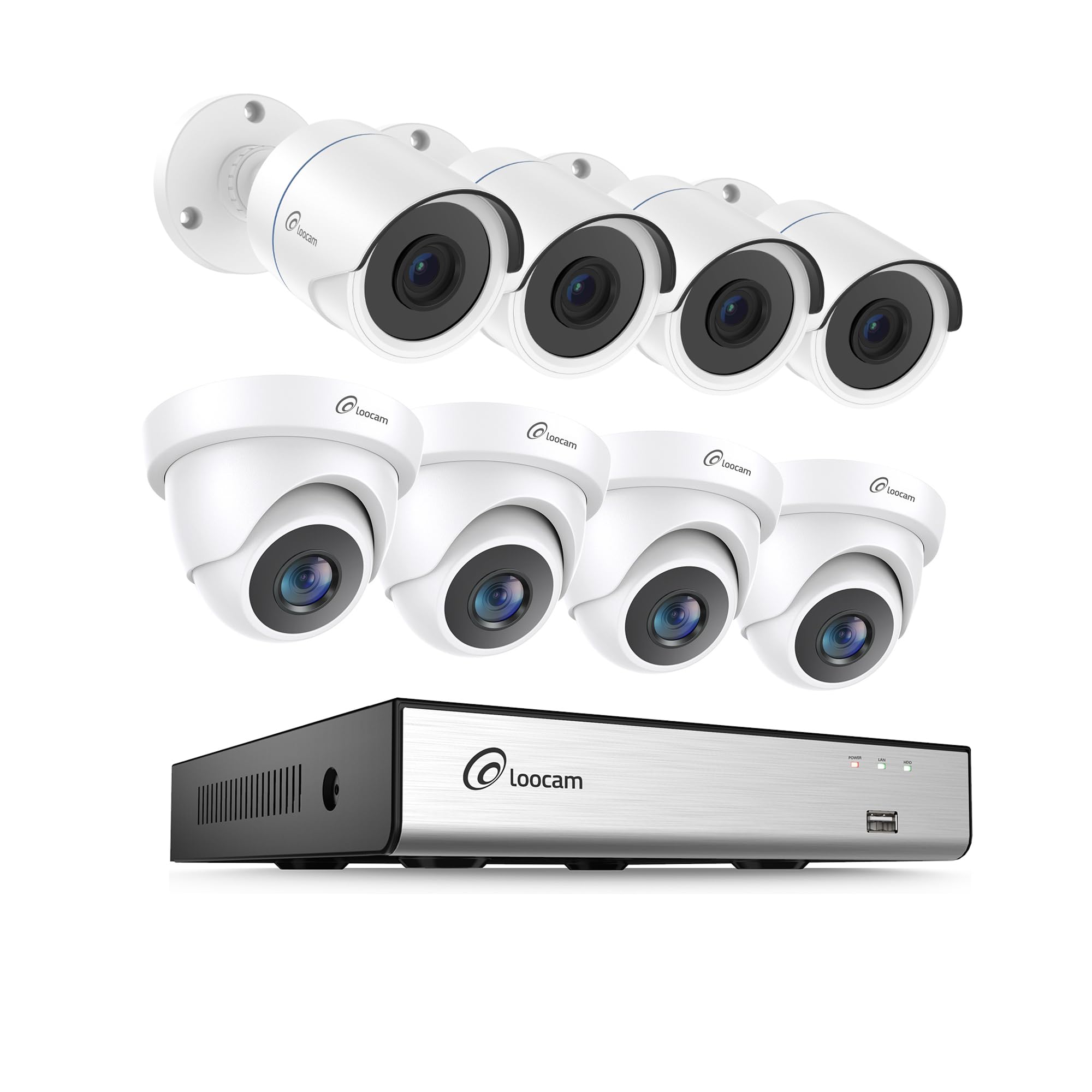 Cámaras de seguridad Loocam con IA para vigilar exteriores e interiores en tiempo real