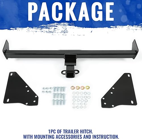 Miniatura 5 de HECASA Enganche de remolque clase 3 compatible con Toyota RAV4 2019-2023 de 2 pulgadas, enganche receptor trasero de remolque con recubrimiento de