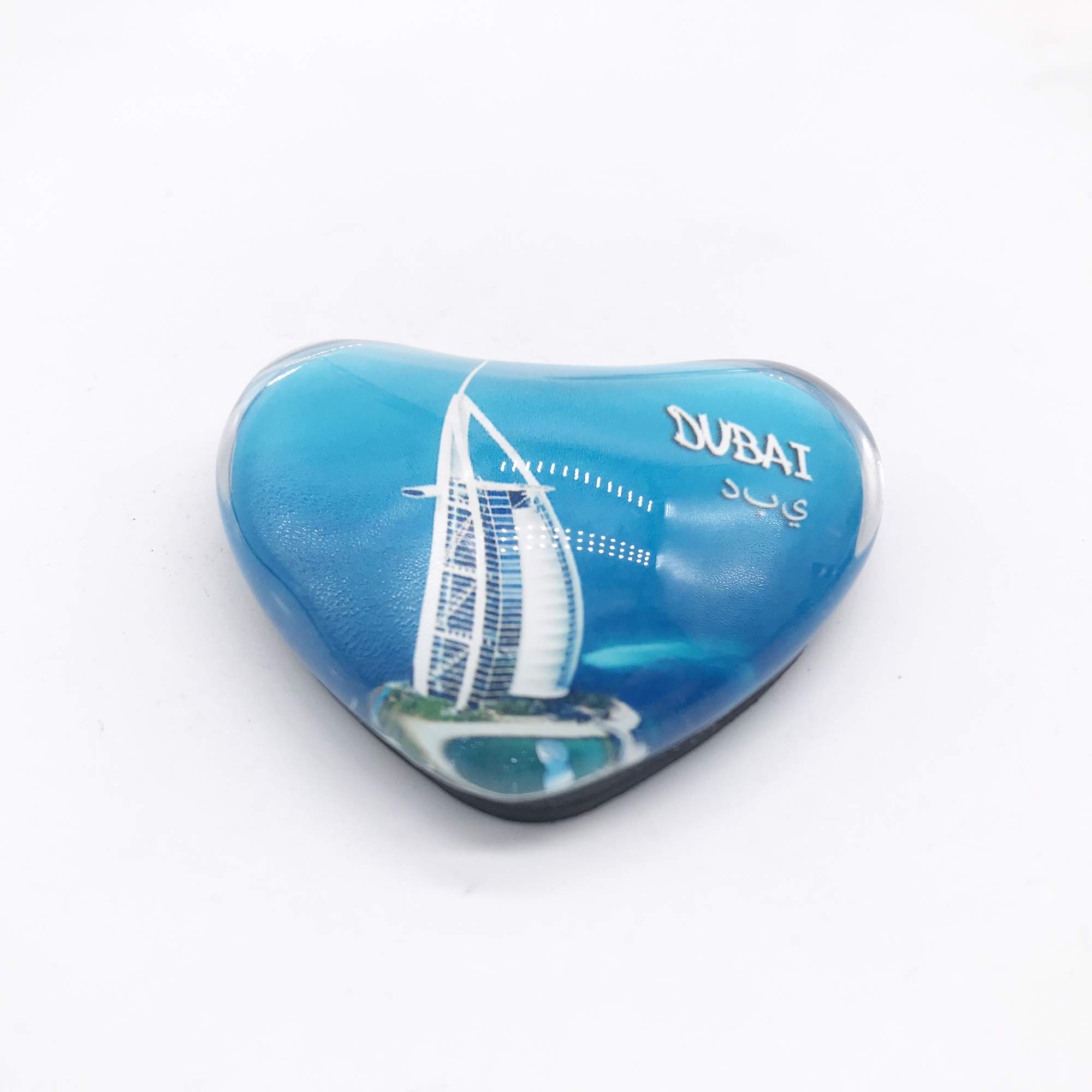 3D Burj al Arab Dubai Frigorifero Magnete per Frigorifero Magnete in Vetro Cristallo Viaggio turistico Souvenir Collection Regalo Adesivo Magnetico Decorazione della Cucina di casa