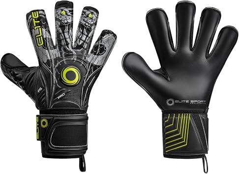 ELITE SPORT Elite VIBORA Protection Junior Goalkeeper Gloves | Thibaut Courtois Kids Soccer Gloves
